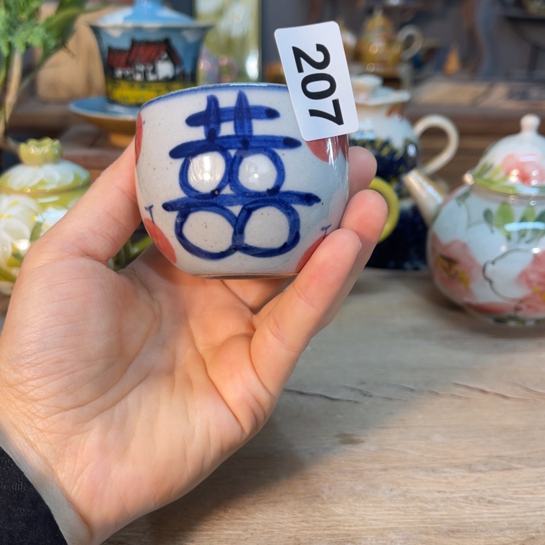 杯素浅陶瓷手工手绘