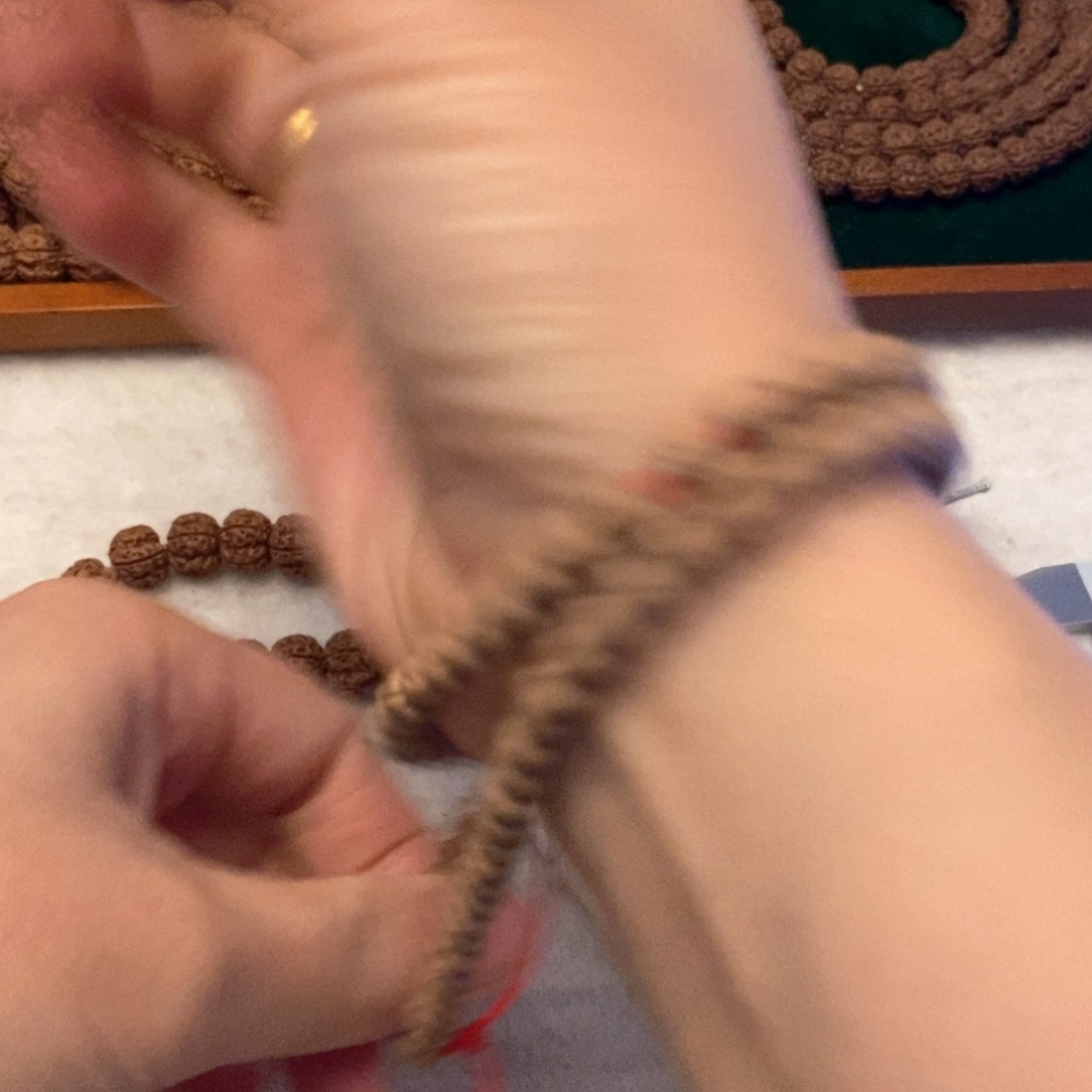 金刚菩提吊坠伯***期佛手手持卡5.8