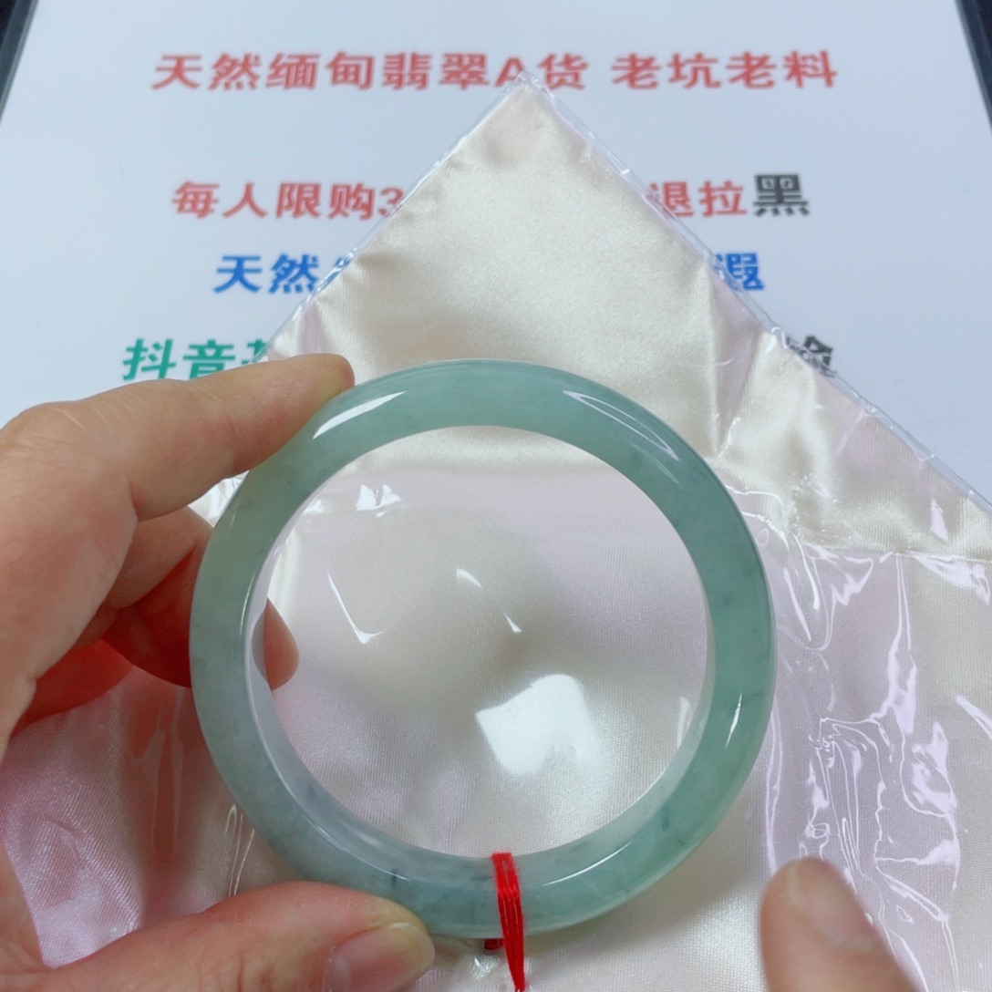 翡翠未镶嵌手镯天然翡翠手镯60