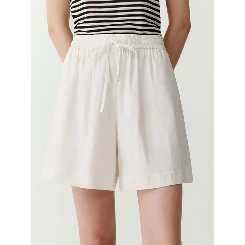 原单非市面货！”小禾“紧密亚麻弹短裤 C733