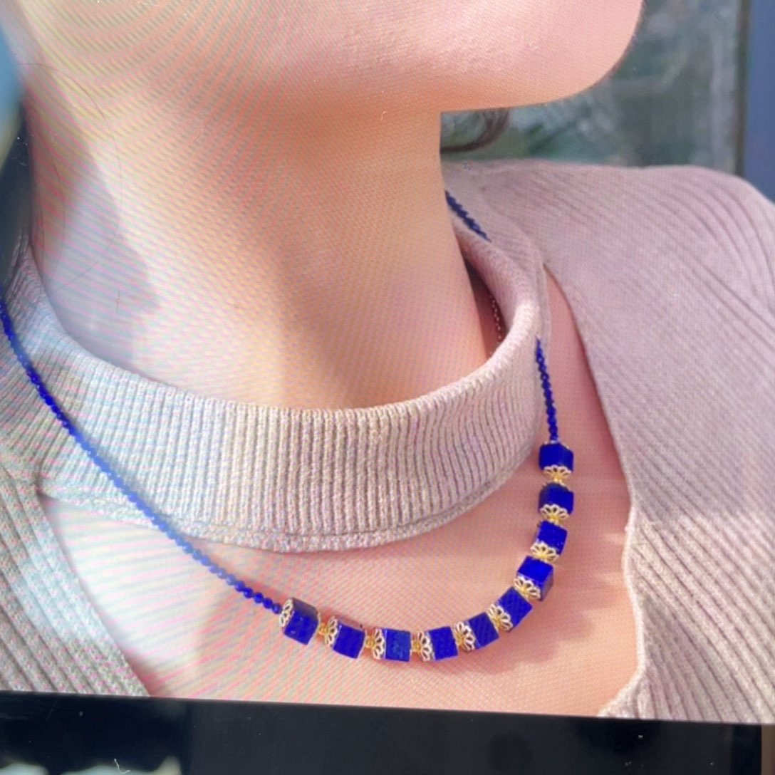 未镶嵌青金石项链