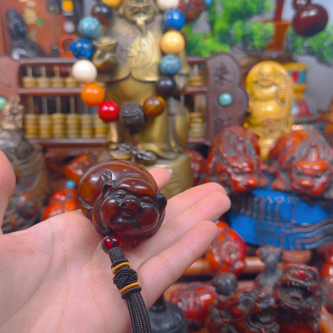 蜜蜡裸石未镶嵌手把