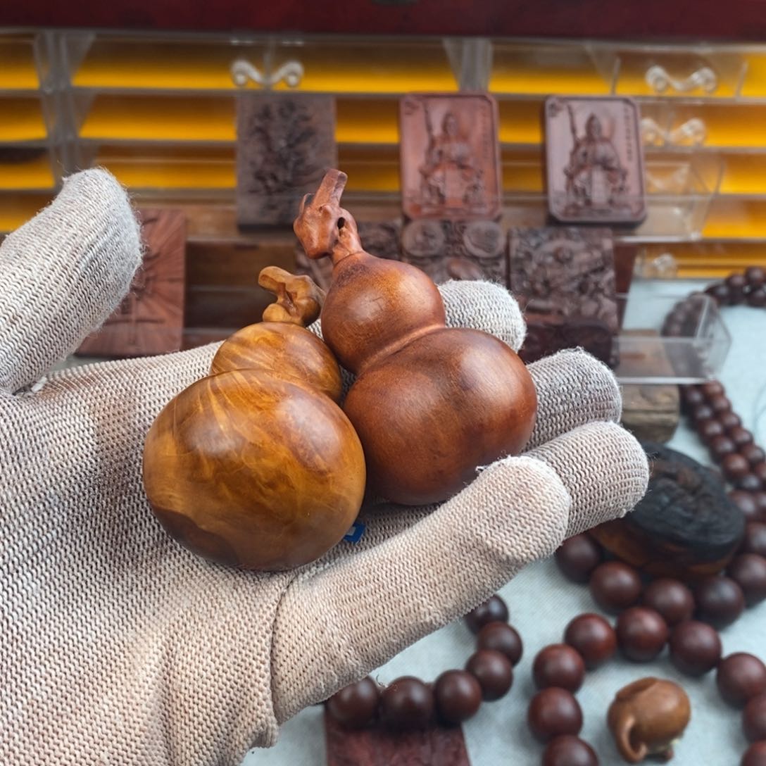 枣木小**克雷击枣木葫芦