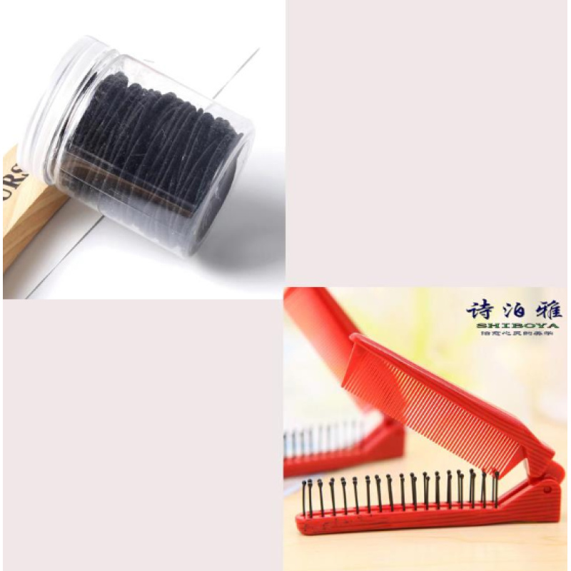 诗泊雅   高弹皮筋桶装皮筋
