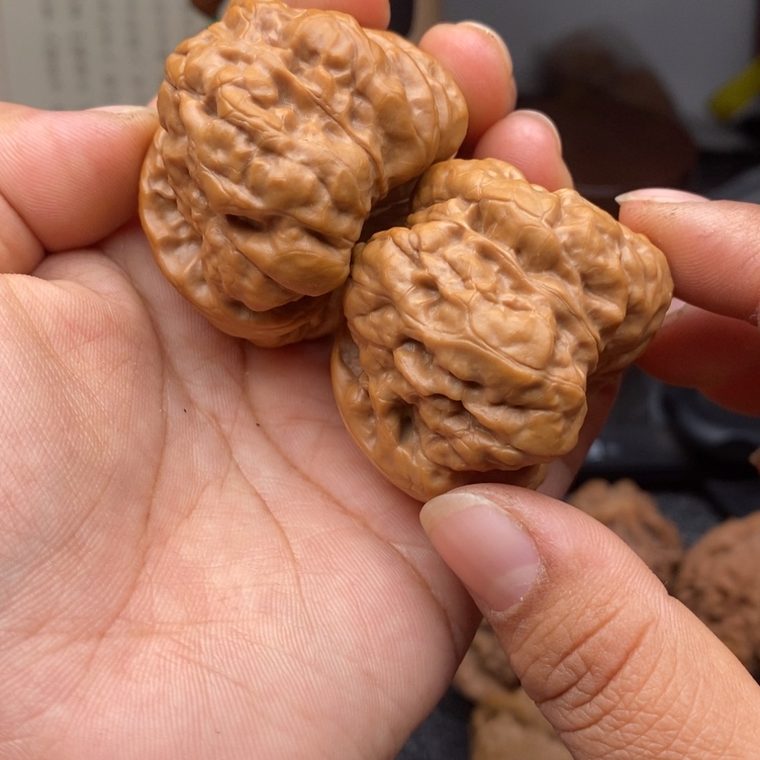 文玩核桃把件43蛤蟆头