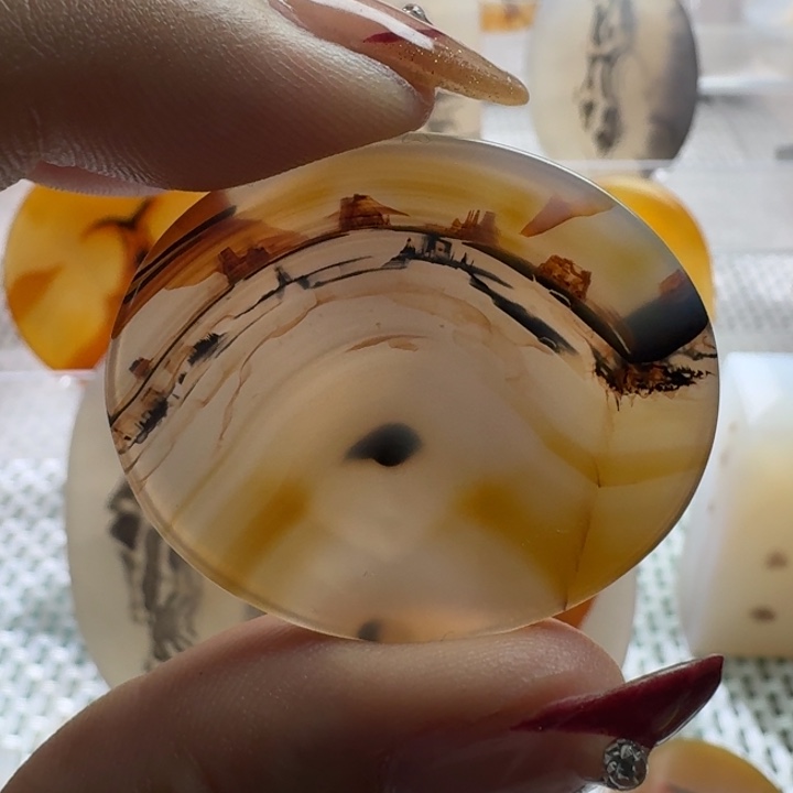 玛瑙/玉髓未镶嵌项链