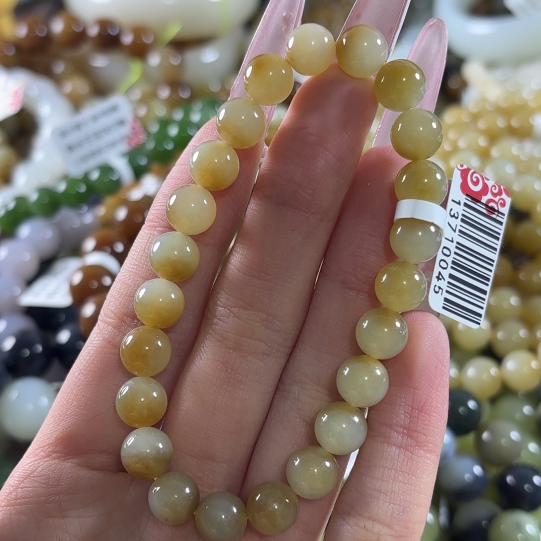 和田玉未镶嵌手链29