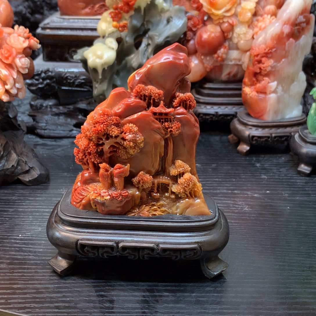 石***成寿山石寿山石摆件