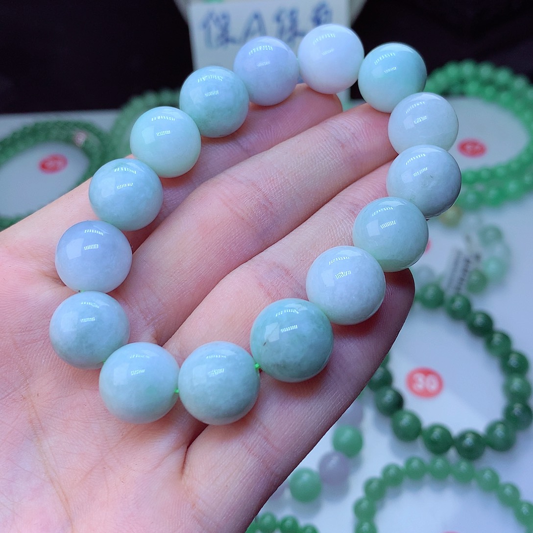 翡翠毛衣链未镶嵌