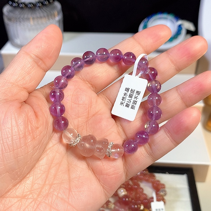 水晶手链未镶嵌草莓晶8的