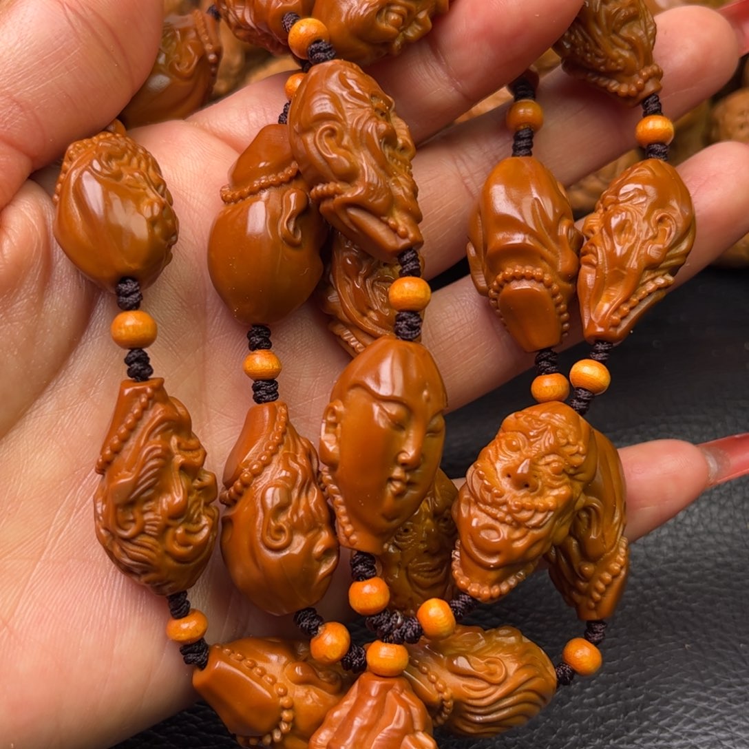 橄榄核吊坠十八罗汉