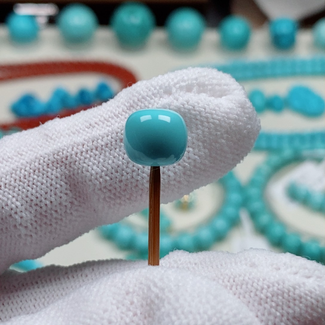 绿松石珠宝奇石未镶嵌'****蓝