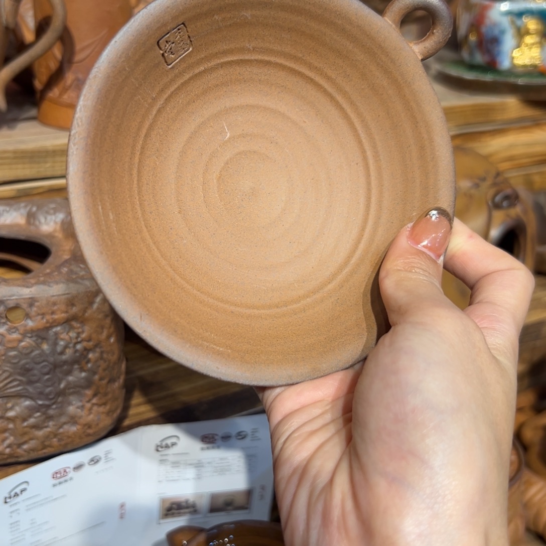 裸烧老岩泥粗陶茶具茶器