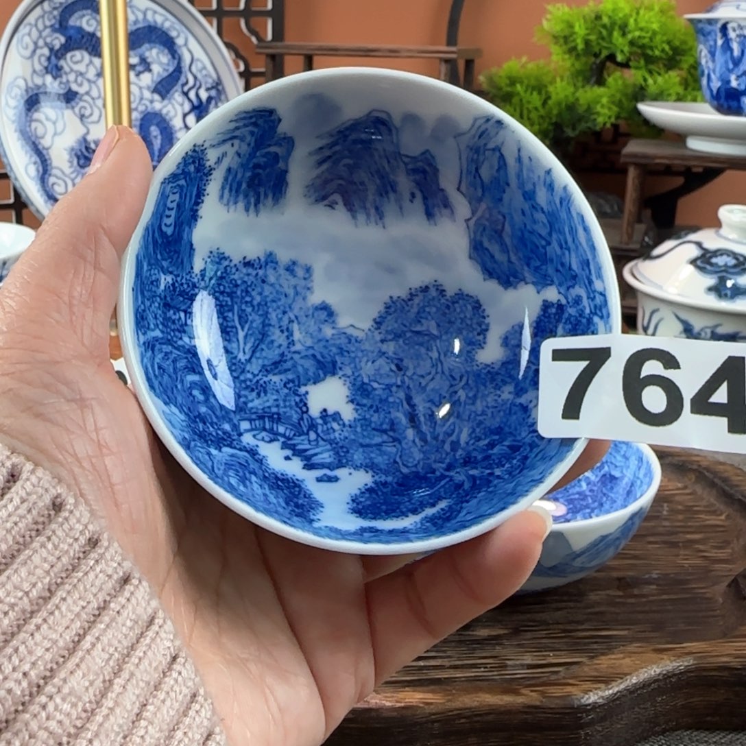 景德镇陶瓷手绘茶器764