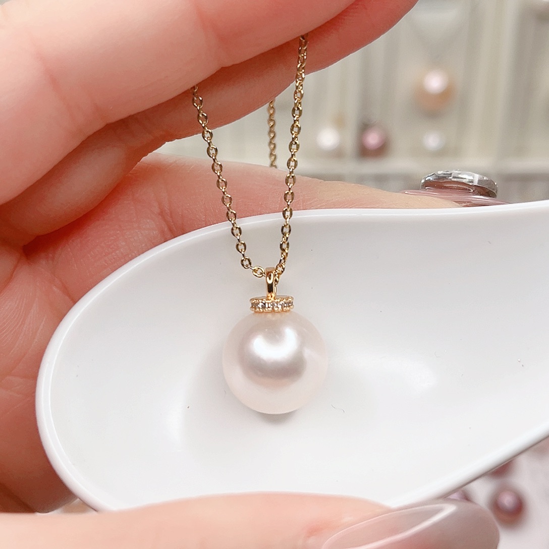 淡水珍珠吊坠(赠链)合金