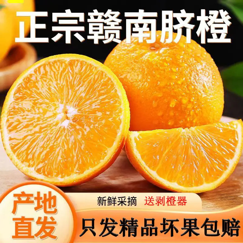 【买一送一】正宗江西赣州赣南脐橙产地直发新鲜大果优选十斤大箱装