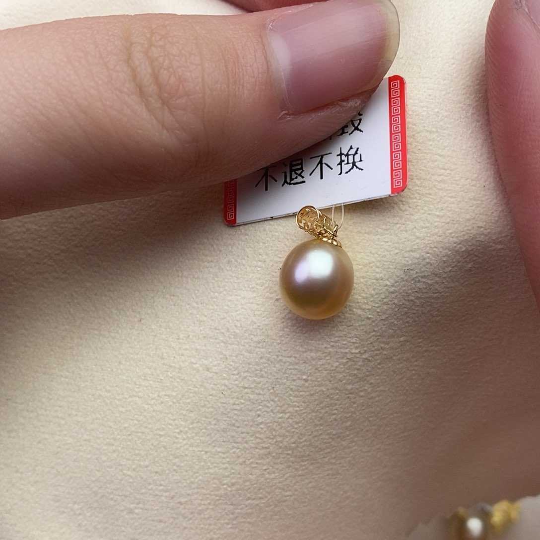 海水珍珠颈饰18K金镶嵌