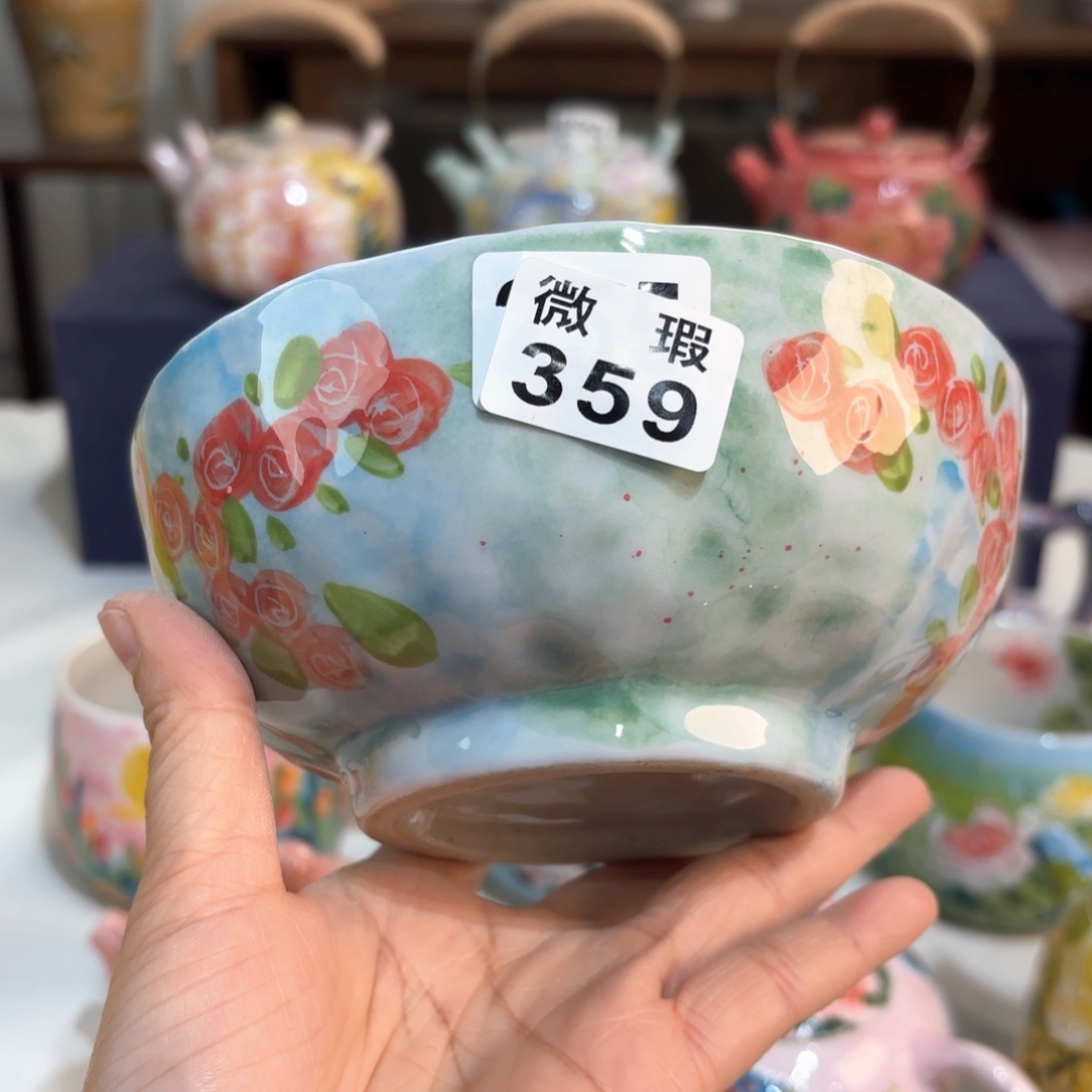 景德镇手绘高温釉下彩陶瓷茶具