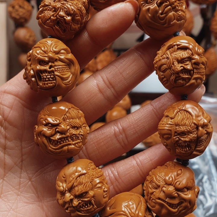 橄榄核手串/手链多面恶僧2.5