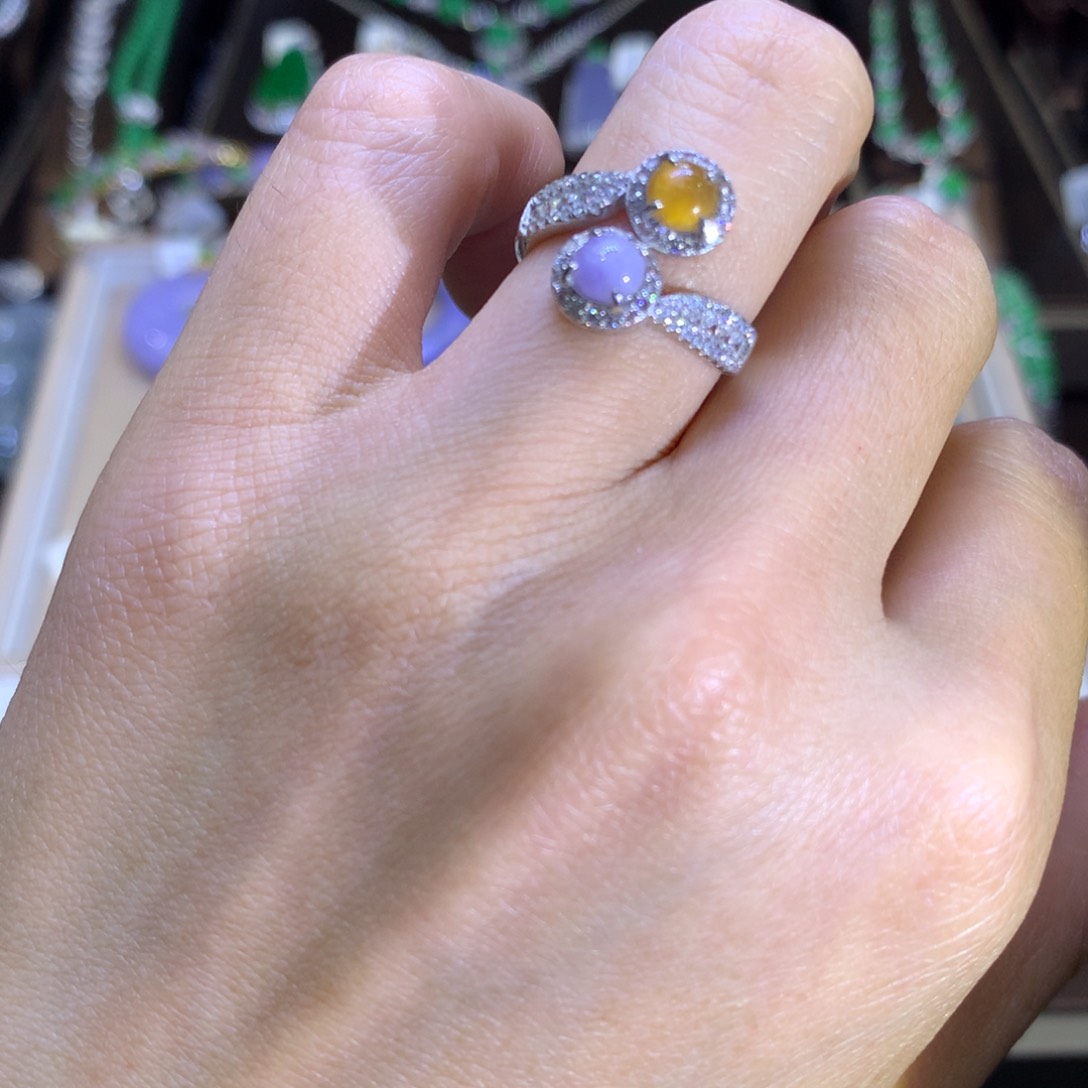 翡翠颈饰银S925镶嵌翡翠