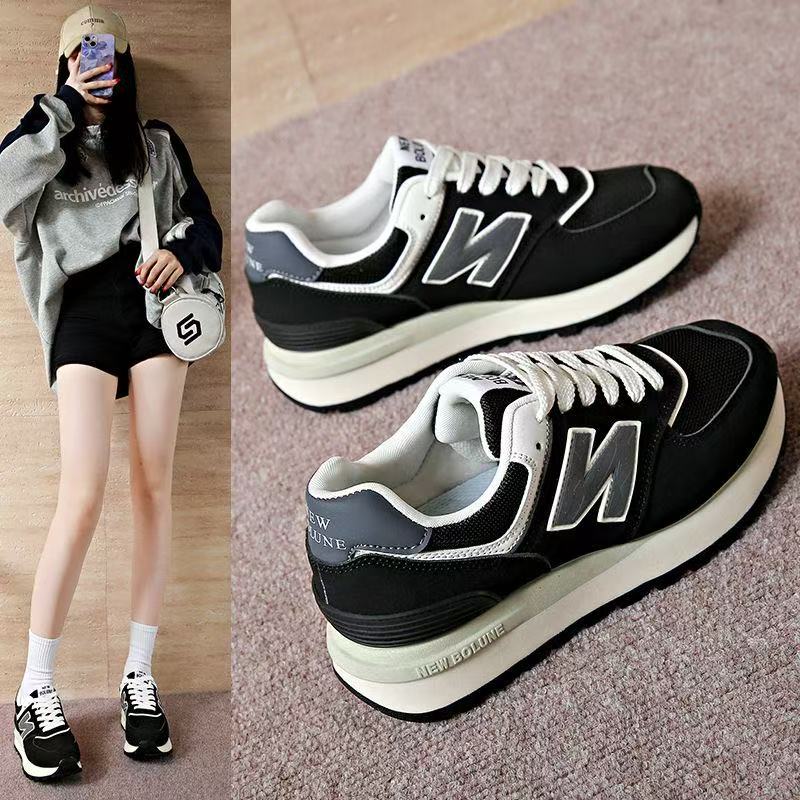 新百伦正品运动鞋男女鞋情侣款网面休闲跑步鞋百搭时尚复古老爹鞋