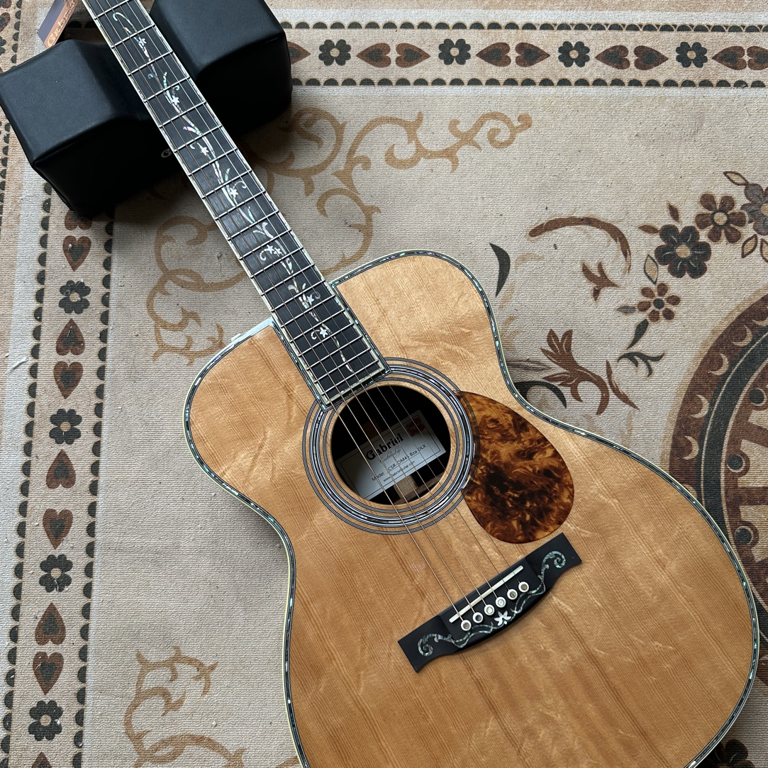 捡漏CSR-OM45 Bza DLX全单吉他