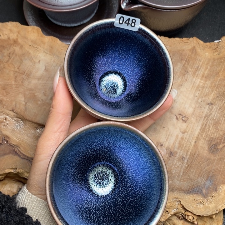 茶盏建窑建盏主人杯48微瑕