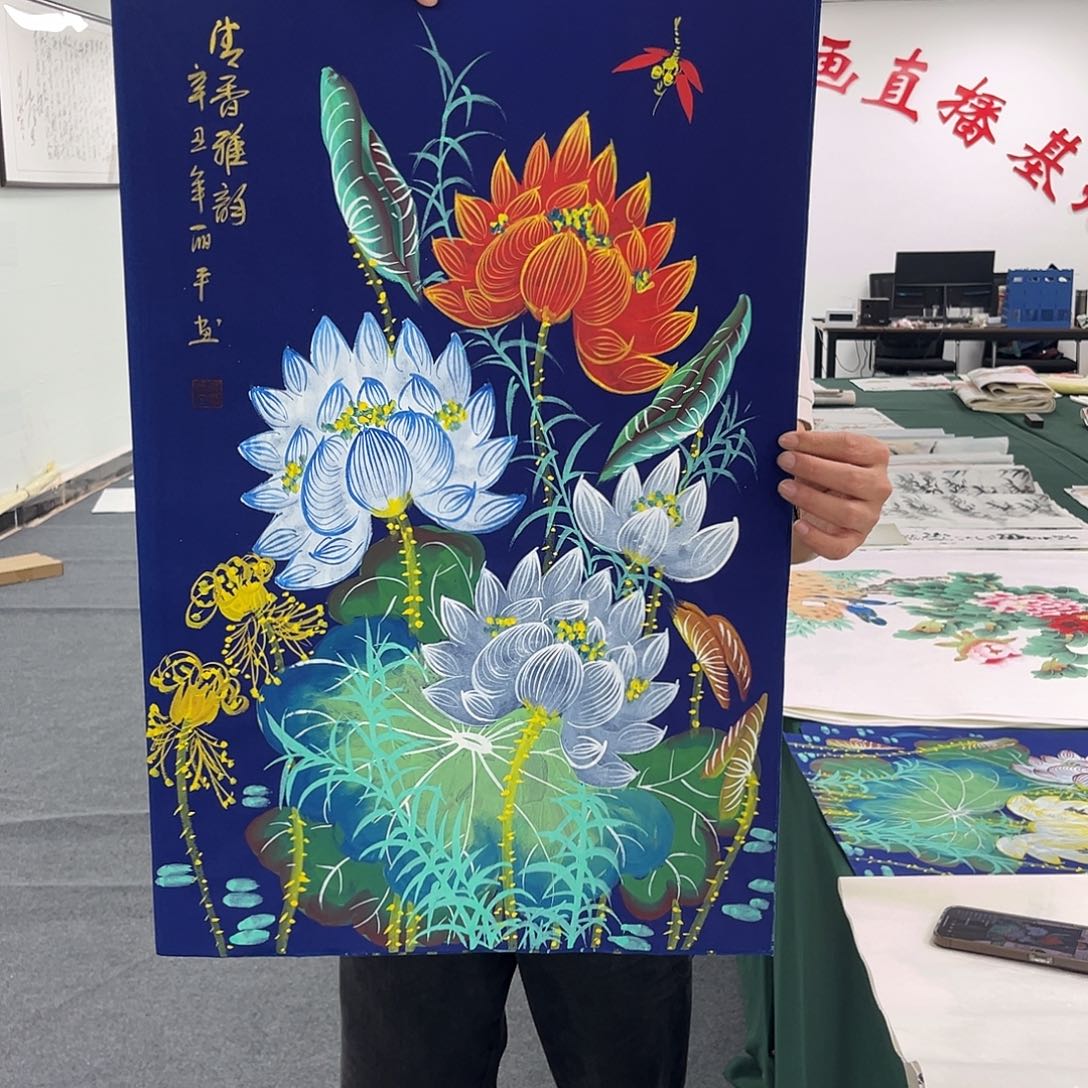 国画宣纸国画纯手绘字画批发