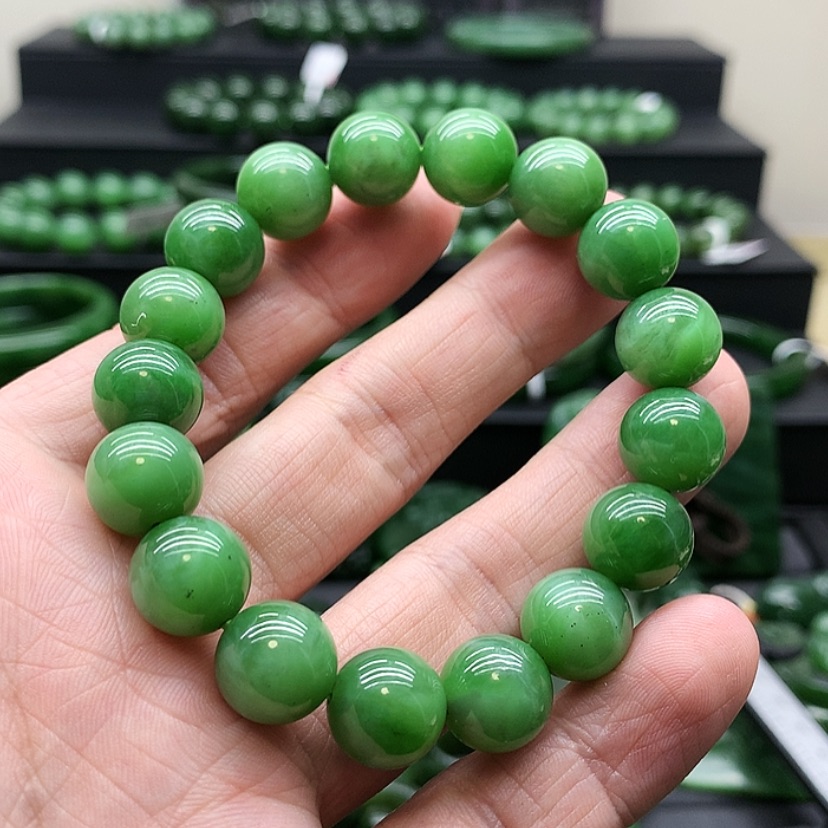 【闪购商品】和田玉（碧玉）手链未镶嵌