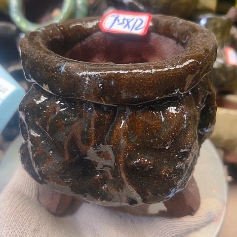 粗陶花盆手工花盆制作