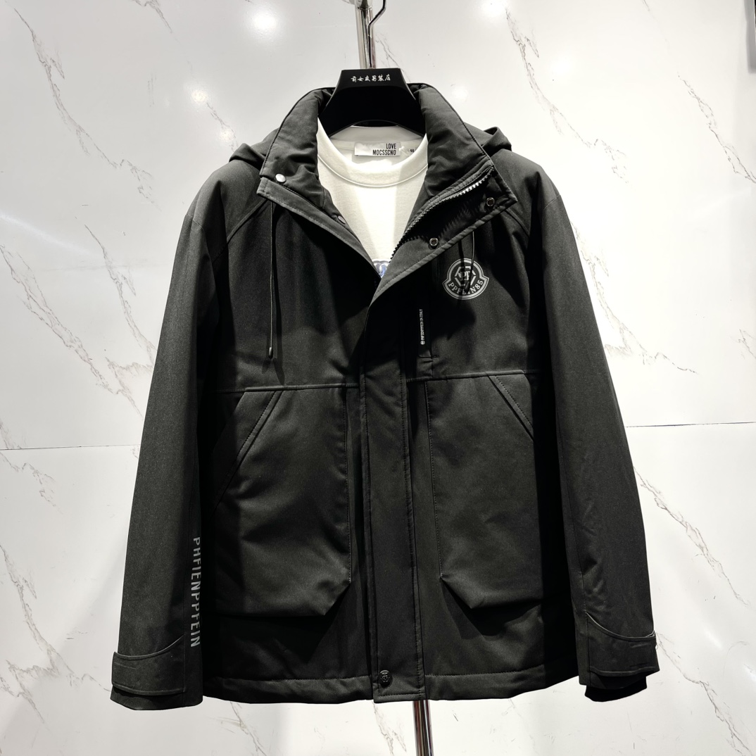 【PP羽绒服】冬季新款潮流休闲百搭轻奢外套男士冲锋保暖时尚3063