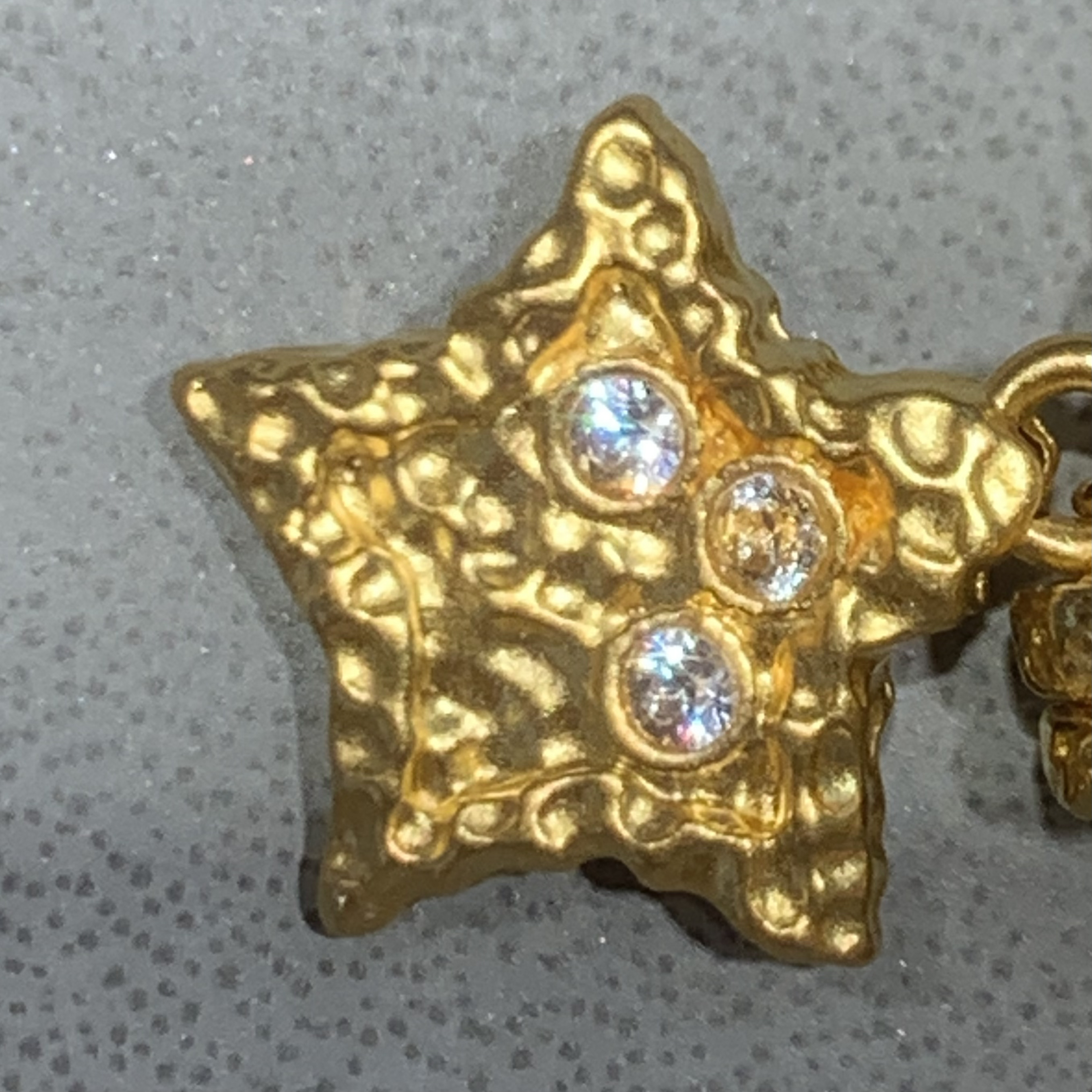 【水贝黄金工厂】足金999黄金星星点钻