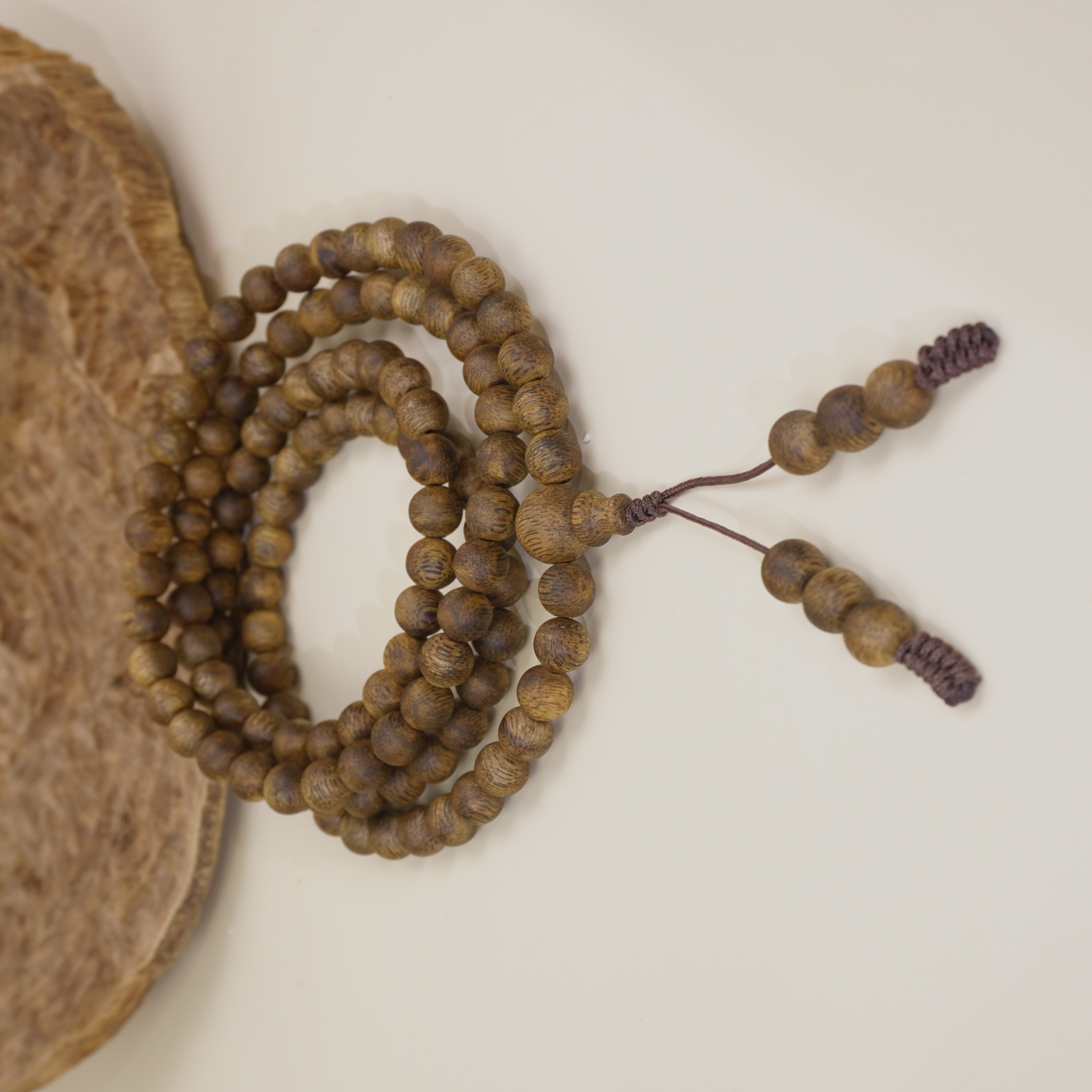 沉香海南沉香手串尖峰岭紫奇楠【0.6圆珠多圈】适合男女佩戴