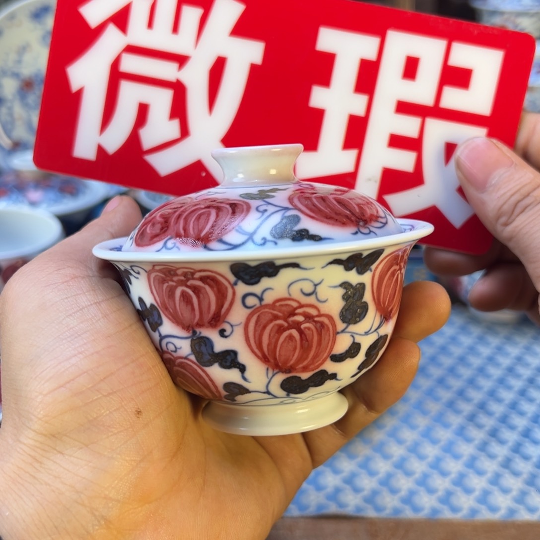 摆件微瑕景德镇手工手绘