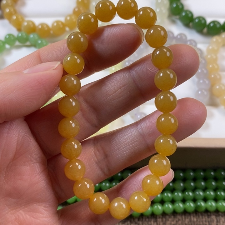 和田玉未镶嵌手链