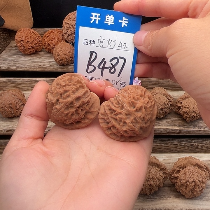 小***店吊坠文玩核桃全品白茬宫灯42