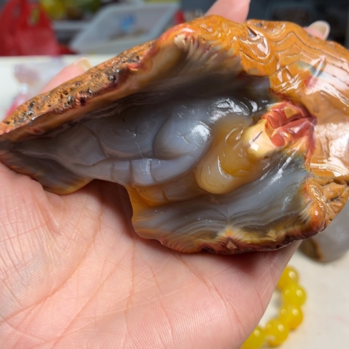 玛瑙/玉髓未镶嵌吊坠(不含链)