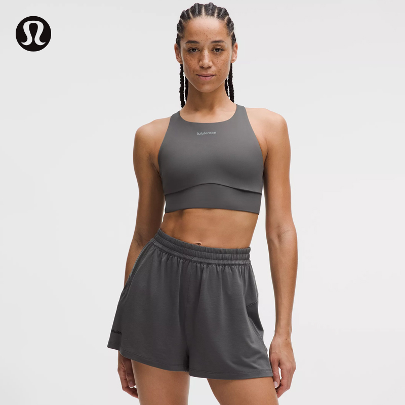 Energy 女士文字徽标长款运动内衣 *Evolve丨lululemon丨LW2EPUS