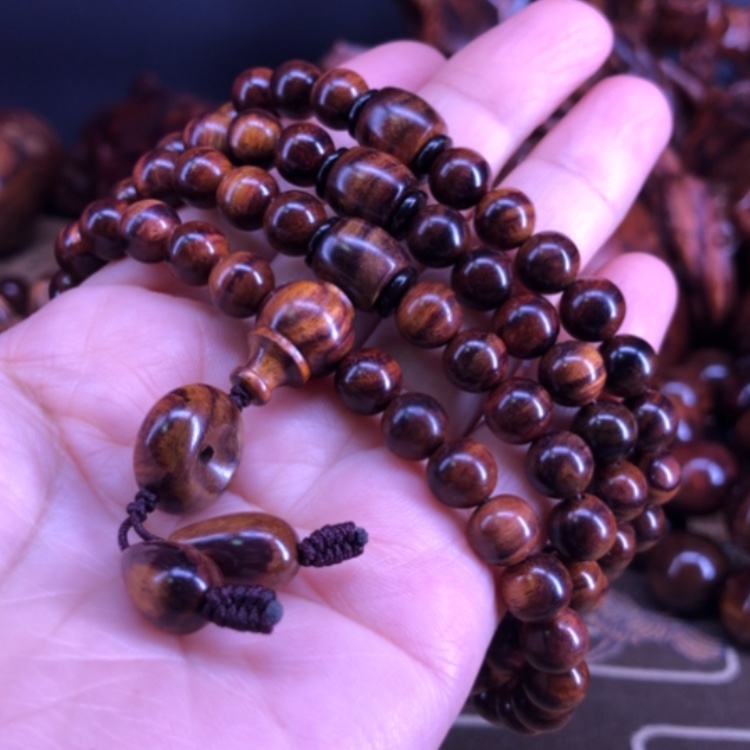 【闪购商品】黄花梨/降香黄檀手串/手链0.8×108