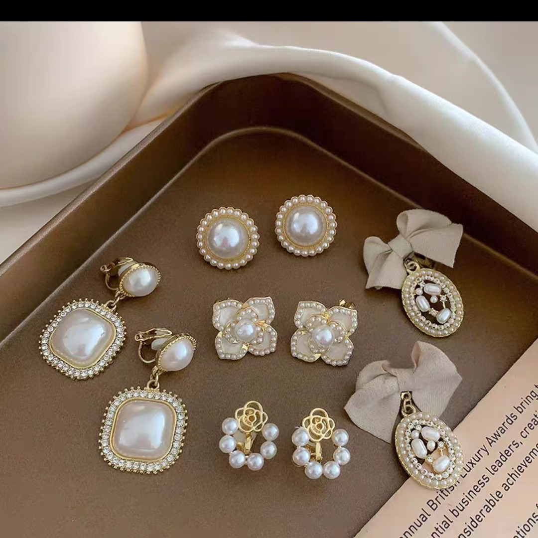 非金属珐琅耳饰 《3》集合饰品耳钉项链吊坠气质时尚，多样性发其一