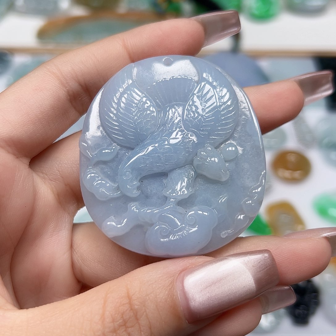 翡翠未镶嵌颈饰天然A货翡翠