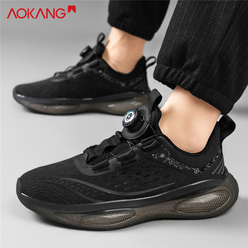 Aokang/奥康2025夏季新款懒人旋钮一脚蹬运动健身四季款跑步鞋