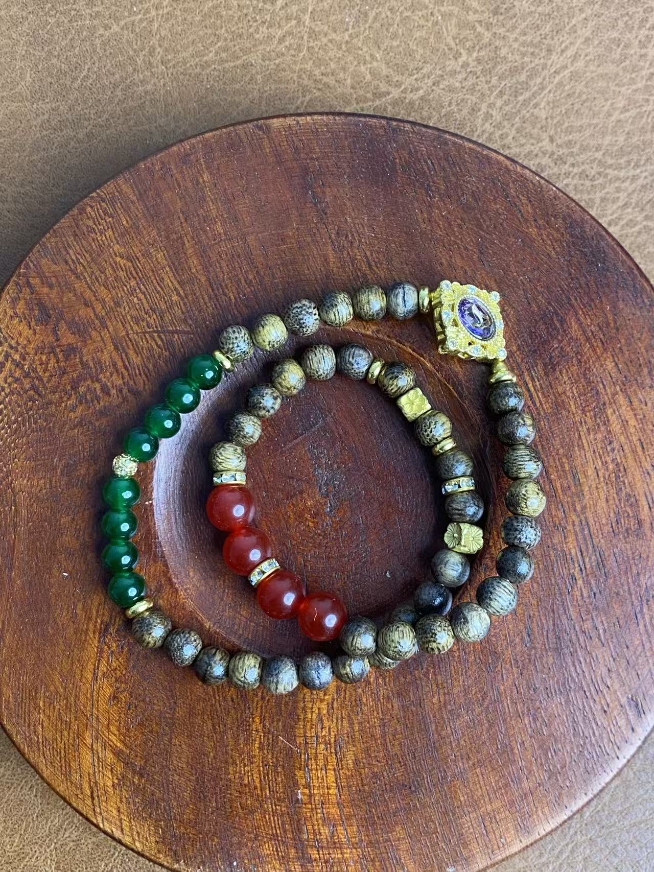 MTYC 081 花梨木双圈手串（无礼盒）