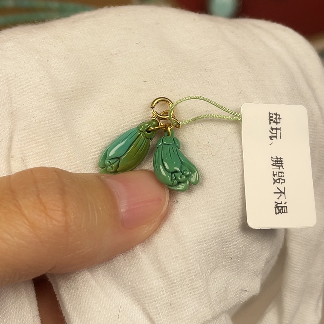 绿松石未镶嵌配饰