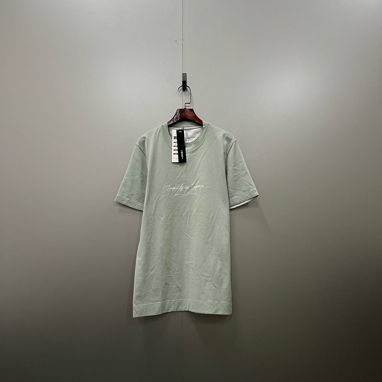 95新  （cc2）Brunello Cucinelli 印花logo短袖 XS码/无配件