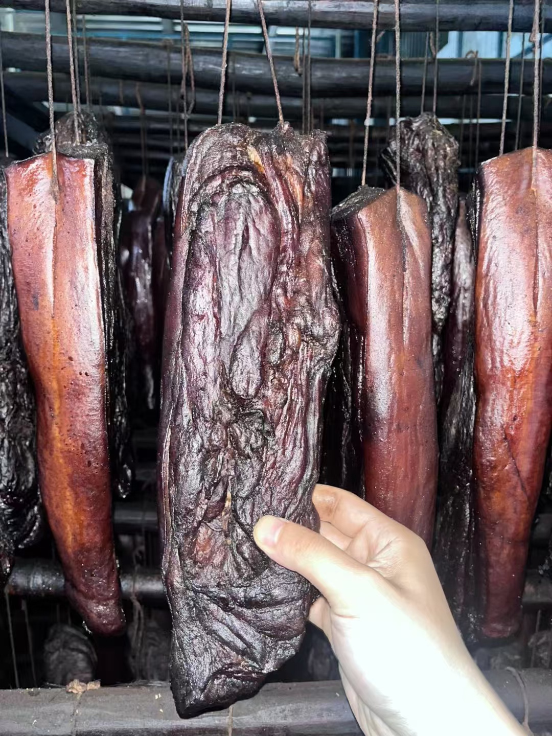 《封国华专属》湖南正宗农家柴火烟熏腊腿肉