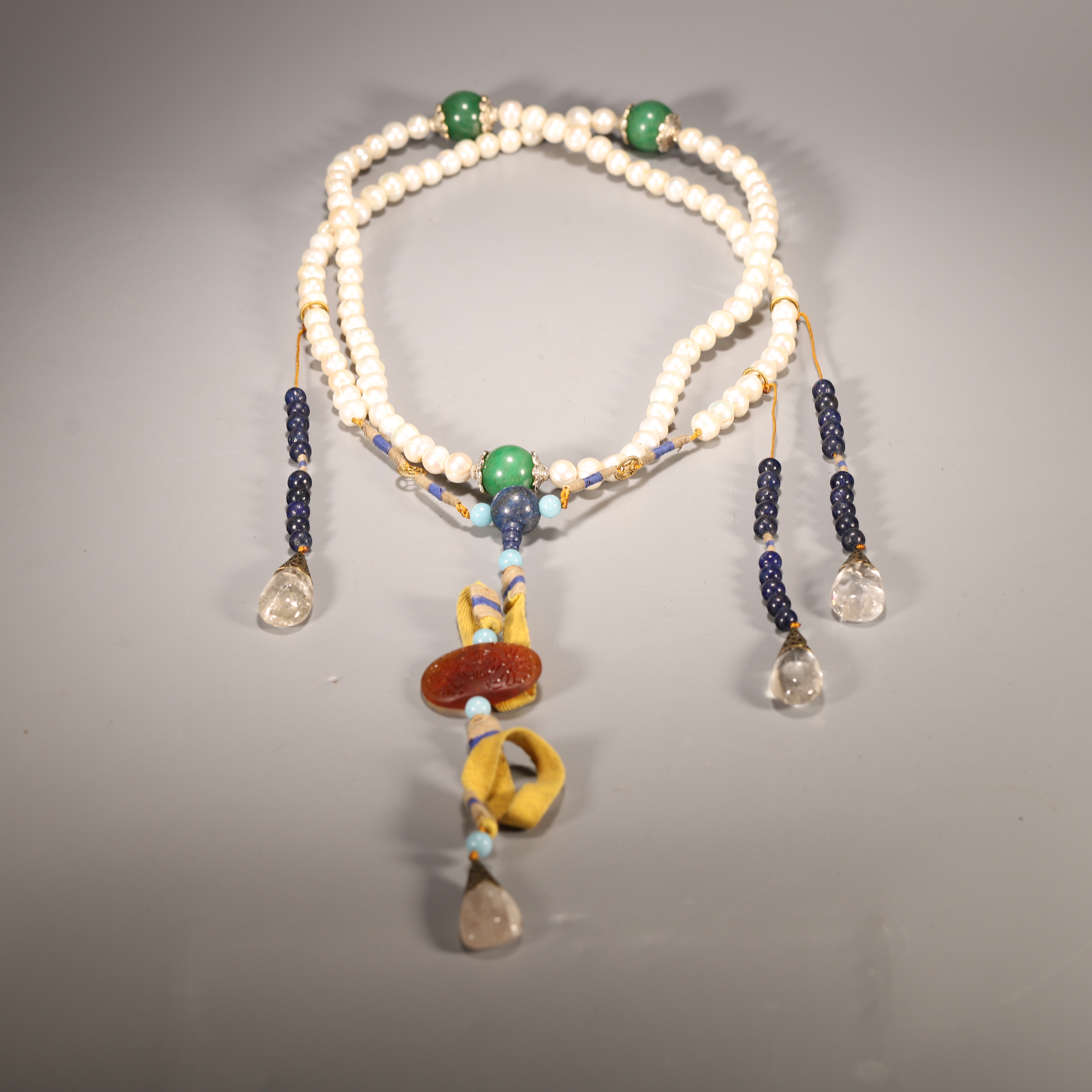 y432/清代珍珠108籽朝珠【华豫之门甄选】