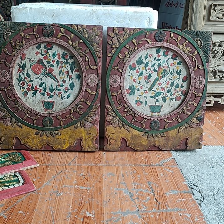 无***悔混纺木雕花板一物一拍