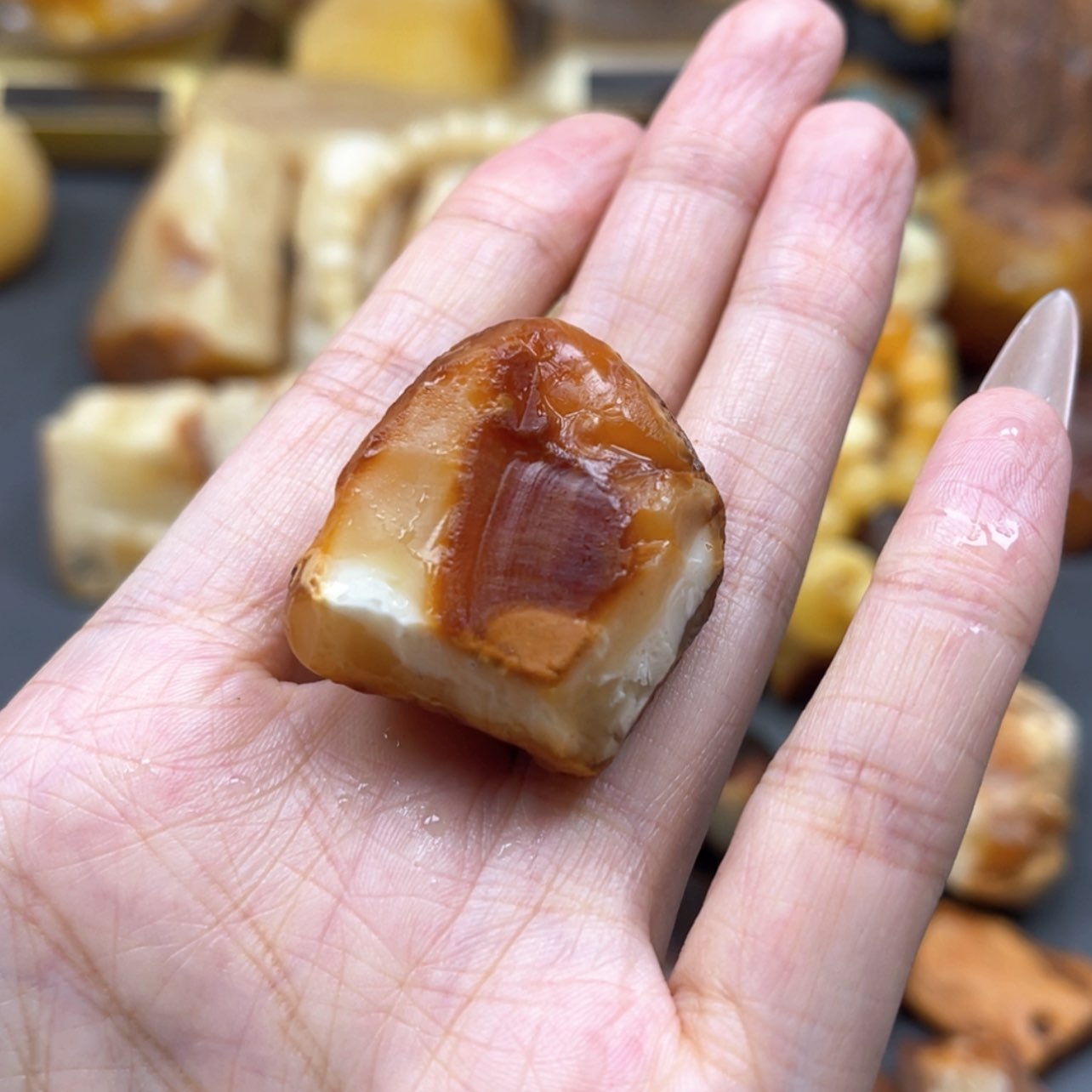 【闪购商品】未镶嵌定制琥珀天然琥珀蜜蜡原石定制