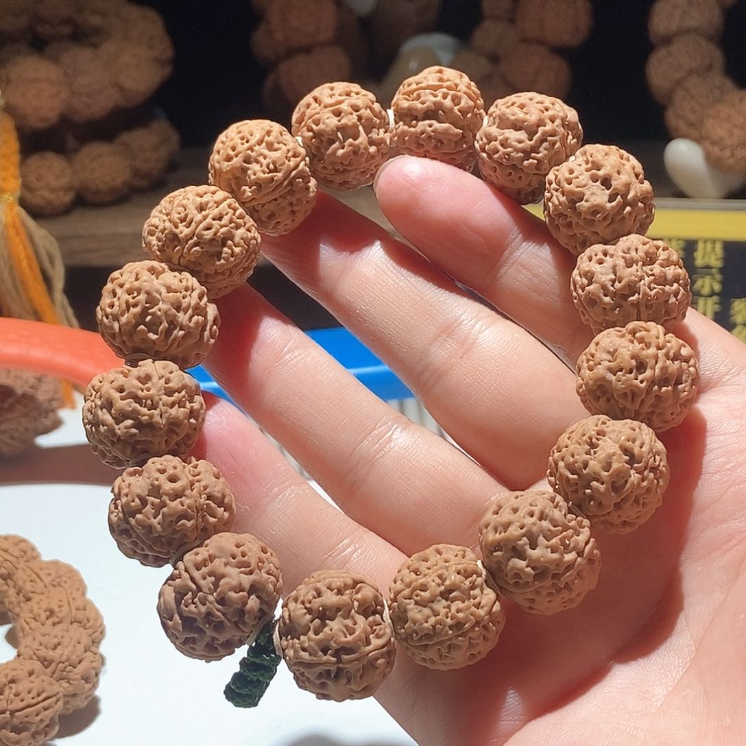 金刚菩提吊坠矮桩双龙19mm